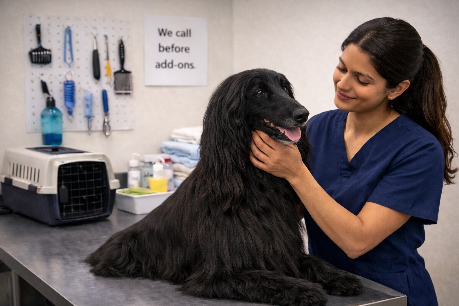 A clean, calm environment is a positive sign of safety-first care.